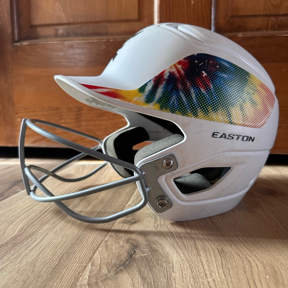 Easton Tie-Dye 2-Tone Fastpitch Batting Helmet with Mask